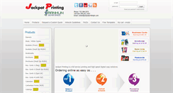 Desktop Screenshot of jackpotprintinglv.com