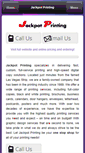 Mobile Screenshot of jackpotprintinglv.com