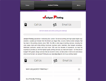 Tablet Screenshot of jackpotprintinglv.com